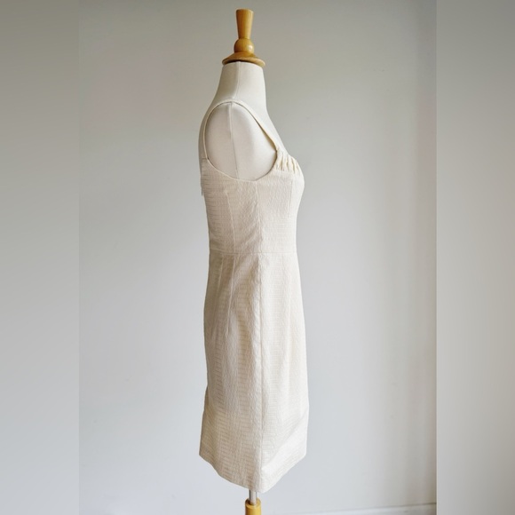 NANETTE LEPORE Ivory Textured Bustier Dress Size 2 - Picture 4 of 7